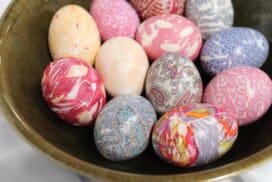 Писани яйца БЕЗ БОЯ или други оцветители? Възможно е, а резултатът е уникален!