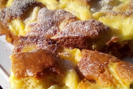 Невероятна рецепта за лесен ябълков сладкиш с крем - определено трябва да го направите!