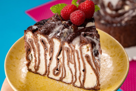 Торта „Зебра“: божествено вкусен десерт  БЕЗ ПЕЧЕНЕ